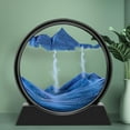 thumbnail image 6 of ​​BKBP Moving Art Picture​​, 3D Dynamic Deep Sea Sandscape, ​​Round Glass Desktop Decor​​, Artistic 200ml Sand Painting, Ocean Theme Display for Home Office Zen, 6 of 9