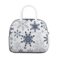 thumbnail image 2 of Womens Blue Christmas Snowflake Pattern Lunch Box for Work,Insulated Lunch Bag for Women,Loncheras Para Mujer,Leakproof Adult Lunch Bag for Work,Beach,Travel,Picnic,Camping, 2 of 7