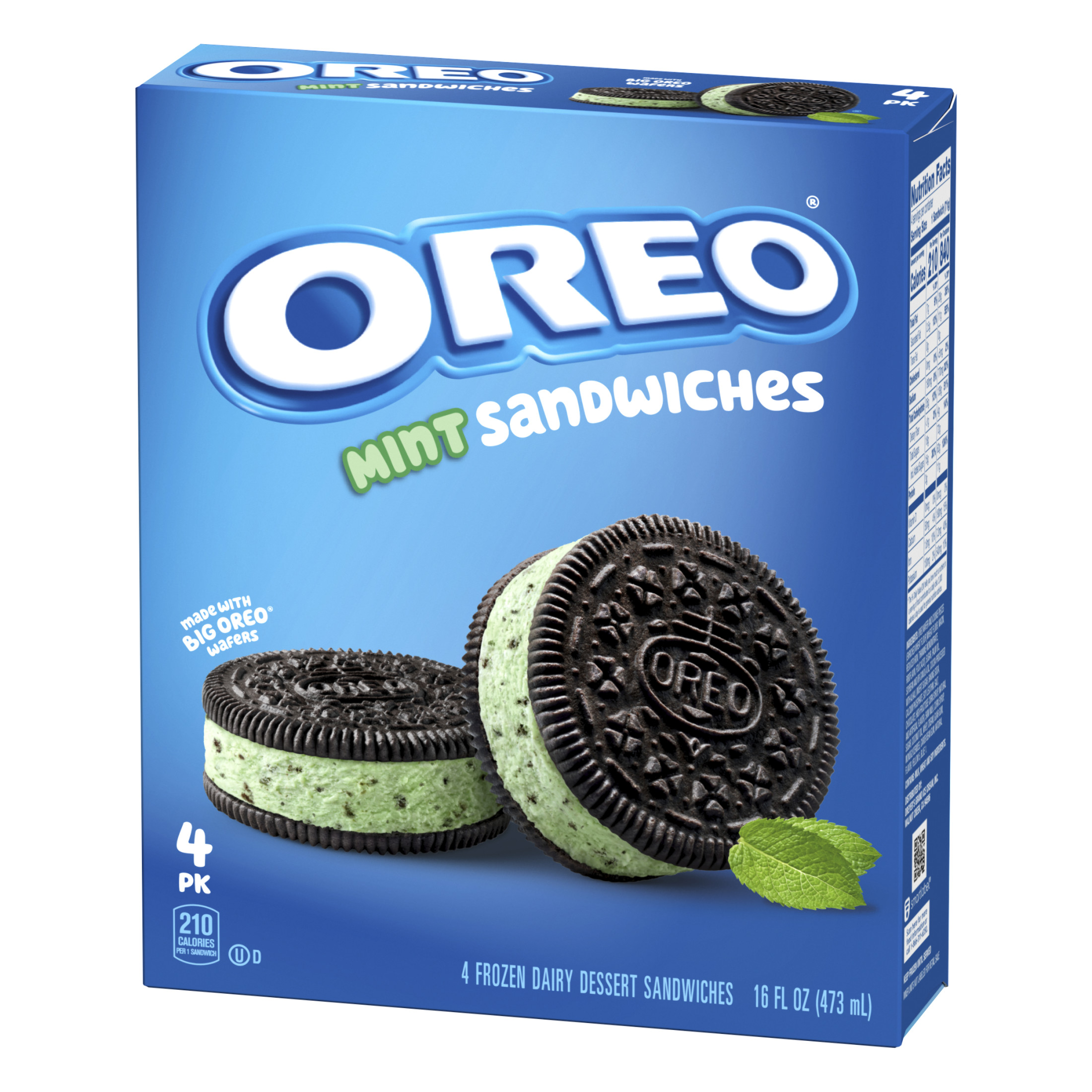 OREO Mint Sandwiches, 4 Count