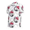 thumbnail image 2 of Balery Cute Poodle Dog Printed Men’s Short Sleeve Polo Shirt, Midweight Men's Shirt,Golf Polo shirts -Large, 2 of 9