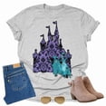 thumbnail image 4 of Haunted Mansion Hitchhiking Ghosts Shirt Adult Unisex T-Shirt Haunted House (Gray, Small), 4 of 6