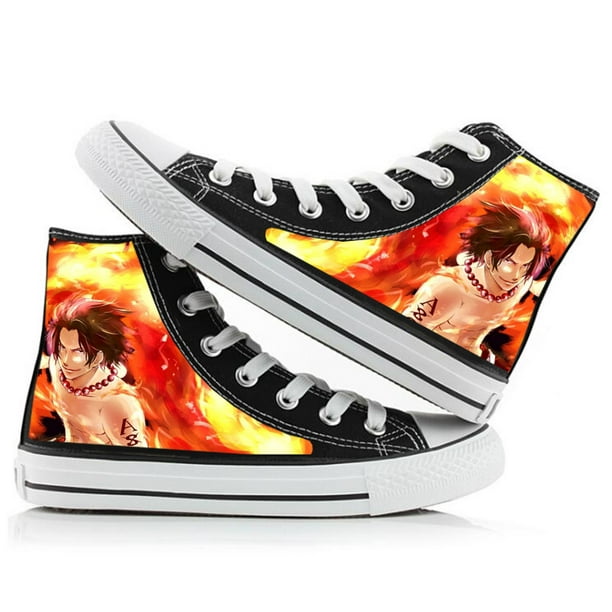 Moon Soldier Resignation Unisex Anime One Piece Luffy Shoes Merch Cosplay One Piece High-Top Shoes  Canvas Shoes Anime Sneakers Fashion Casual Sneaker - Walmart.com