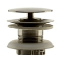 thumbnail image 2 of ALFI Brand AB5009-BSS Acier Inoxydable Brossé Pop Up Drain pour Évier withoot Overflow, 2 of 5
