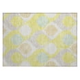 thumbnail image 2 of Addison Rugs Chantille Indoor/Outdoor Transitional Mid-century Modern Yellow Washable Rectangle Rug, 1'8" x 2'6", 2 of 6