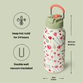thumbnail image 5 of BOTTLE BOTTLE 32oz Insulated Water Bottle Stainless Steel Sport Water Bottle with Straw Dual-use Lid Design for Gym with Pill Box（rose red）, 5 of 7