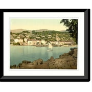 Historic Framed Print, Ika near Abbazia Istria Austro-Hungary, 17-7/8" x 21-7/8"