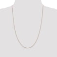 thumbnail image 2 of Finest Gold 1 mm x 16 in. 14K Rose Gold Diamond-Cut Cable Chain, 2 of 5