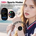 thumbnail image 6 of Smart Watch for Women, 1.39" Fitness Tracker with Bluetooth Calls(Answer&Make&Message Reminder), Smart Watch Fits for Android and iPhone, IP67 Waterproof, 100+ Sport Modes Smartwatch, for Gift, Pink, 6 of 9