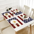thumbnail image 4 of 4th of July Decorations, 4PC Placemats Independence Day Flag Placemats Home Kitchen Insulated Linen Western Placemats, 4 of 6