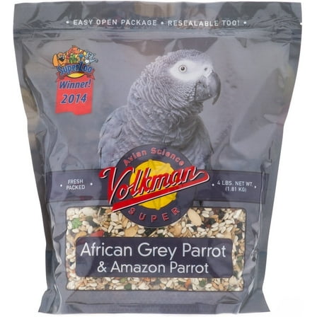 Volkman Seed Avian Science African Grey Parrot 4lb