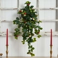 thumbnail image 3 of HomeStock French Flair 31In. Strawberry Hanging Bush With Berry (Set Of 2), 3 of 6