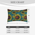 thumbnail image 3 of Fotbe Sunflowers Pillow Cases - Envelope Closure - Luxury, Extra Soft, Cooling Pillow Covers - Wrinkle, Fade, Stain Resistant-14"x20", 3 of 8