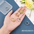 thumbnail image 3 of 1Box 6Pcs 6 Style Adjustable Finger Rings Base with Box Brass Cubic Zirconia Finger Ring Blanks Kits for Unisex Ring Making Glod/Silver, 3 of 6