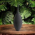 thumbnail image 4 of Jarrón decorativo, jarrón de cerámica nórdica con ramas de flores simples para decoración de mesa. Negro A, 4 of 9