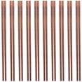 thumbnail image 1 of 10 pares de palillos reutilizables, aptos para lavavajillas, largos, de madera, chinos para ollas calientes., 1 of 8