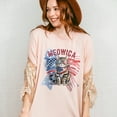 thumbnail image 5 of Meowica Patriotic Cat T-Shirt – Funny 4th of July Kitty Tee with American Flag & Sunglasses – Independence Day Shirt for Cat Lovers, Women, Men & Animal Fans, 5 of 7