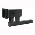 thumbnail image 1 of MaxxHaul 80875 Trailer Hitch Extender Adapter, 2"" Receiver, 4 inch Rise/Drop, 1-1/4 inch Solid Shank, 9"" to 10-1/4"" Extension, 1 of 5