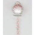 thumbnail image 3 of Quilted Swarovski Crystal with Swarovski Crystals and Sterling Silver Daisy Spacers Pacifier Clip, 3 of 4