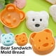 thumbnail image 2 of SGACAI Molde para sándwich de oso, moldes para tostar pan, herramientas de corte, repostería para niños, 2 of 6