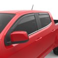 thumbnail image 4 of EGR 571395 In-channel Window Visors Front & Rear Set - Matte Black Finish Fits select: 2021 CHEVROLET COLORADO, 2016 CHEVROLET COLORADO LT, 4 of 5