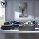 thumbnail image 1 of American light luxury solid wood cloth sofa living room European large family senior gray corner sofa furniture My Lux Decor Round, 1 of 6
