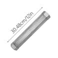 thumbnail image 4 of Stainless Steel Pellet Smoker Tube, High‑Efficiency BBQ Smoke Tube, Flavor Infuser for Hot & Cold Smoking, Outdoor Grilling Accessory for Backyard Steak Chicken Cooking, 4 of 8