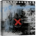 thumbnail image 3 of PixonSign Canvas Print Wall Art Abstract Grunge Red X Graffiti & Street Art Shapes Illustrations Modern Art Alternative Edgy Multicolor Dark for Living Room, Bedroom, Office - 24"x24", 3 of 5