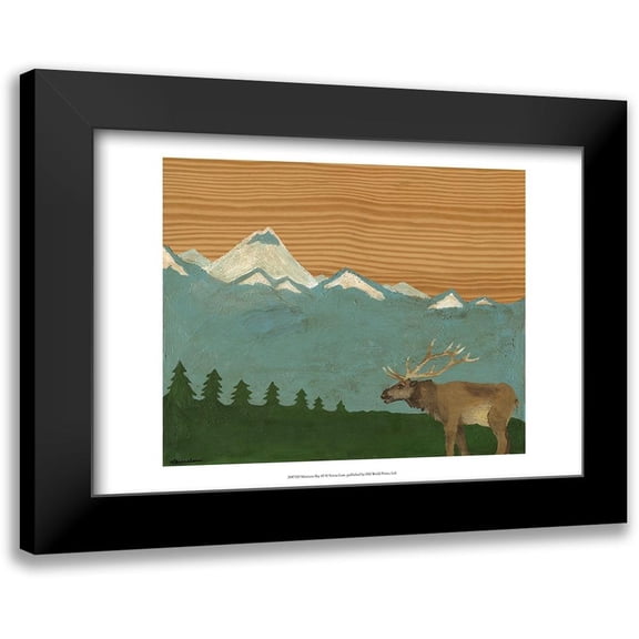 Lam, Vanna 14x11 Black Modern Framed Museum Art Print Titled - Montana Sky 2