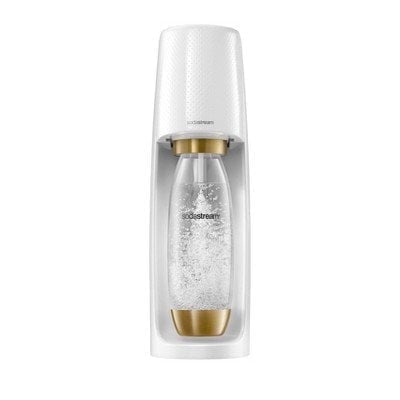 SodaStream Gaia Sparkling Water Maker, White, Includes CO2