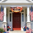 thumbnail image 3 of 250 Year American Anniversary Flag,USA Fan Flag,35.4"x70.8" Patriotic Bunting Flags Half Fan for Wall,Front Door,Porch,Fence Outdoor Memorial Day Independence Day 4th of July Decorations, 3 of 8