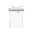 thumbnail image 1 of MesaSe Réservoir de Stockage Alimentaire Bocal Scellé Boîte de Rangement Transparente Boîtes à Bonbons Blanc 2300ml 350ml pour Grains Entiers Récipient Hermétique, 1 of 18