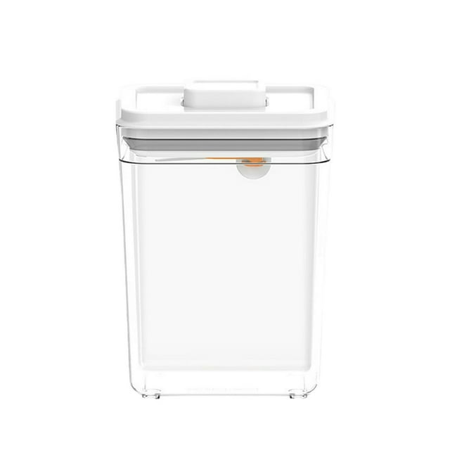 MesaSe Réservoir de Stockage Alimentaire Bocal Scellé Boîte de Rangement Transparente Boîtes à Bonbons Blanc 2300ml 350ml pour Grains Entiers Récipient Hermétique