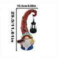 thumbnail image 3 of Solar-powered Gnome Lantern - Luminous Resin Garden Statue with LED Light, Perfect Patio, Yard and Grass Decor for Ambiance, Energy-saving Outdoor Lamp For Nighttime Festive 0r Daily Use, 4.1*11.61in, 3 of 9
