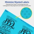thumbnail image 5 of Avery Printable Rectangle Labels, Bright Blue, 4.75" x 3.75", 80ct, 5 of 11