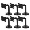 thumbnail image 4 of Wall Handrail Brackets Fire Corridors L-Shaped Black 8X6CM 6Pcs, 4 of 5