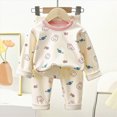 thumbnail image 2 of xaweyi Toddler Boy Clothes, Baby Boys Cute Long Sleeve Patchwork Sweatshirt Tops Pants Outfit Set 2Pcs Set, 2 of 4