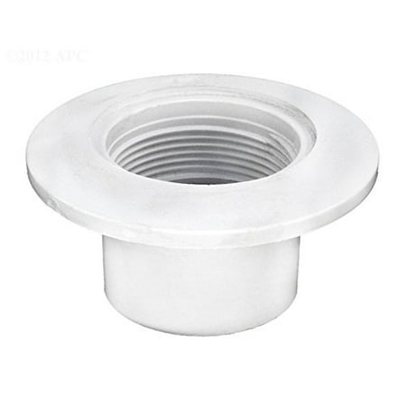 - 542423 2-Inch Slip Body Insider Wall Fittings for Schedule 40 PVC Gunite Concrete Pool Pipe, White, Slip body insider wall fitting By Pentair
