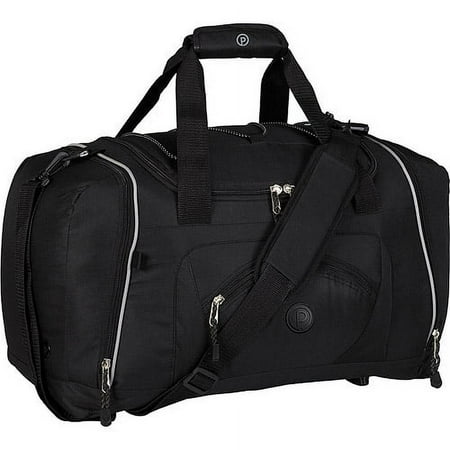 20" Protege Brand Adult Organizer Duffel Bag, Black