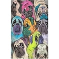 thumbnail image 2 of Dreamtimes Cartoon Puppy Pug Dog Watercolor Kitchen Towels Bar Tea Dish Towel Dishcloths Set of 6 Super Absorbent Soft 18 x 28 inches, 2 of 7