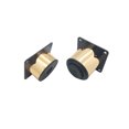 thumbnail image 4 of Patas De Muebles Patas De Muebles De Acero Inoxidable Patas De Muebles Redondas De Metal Mesa Sofá Cama Soporte De Encimera De TV Con Tornillos, 4 Piezas, Oro (3 Cm), 4 of 5