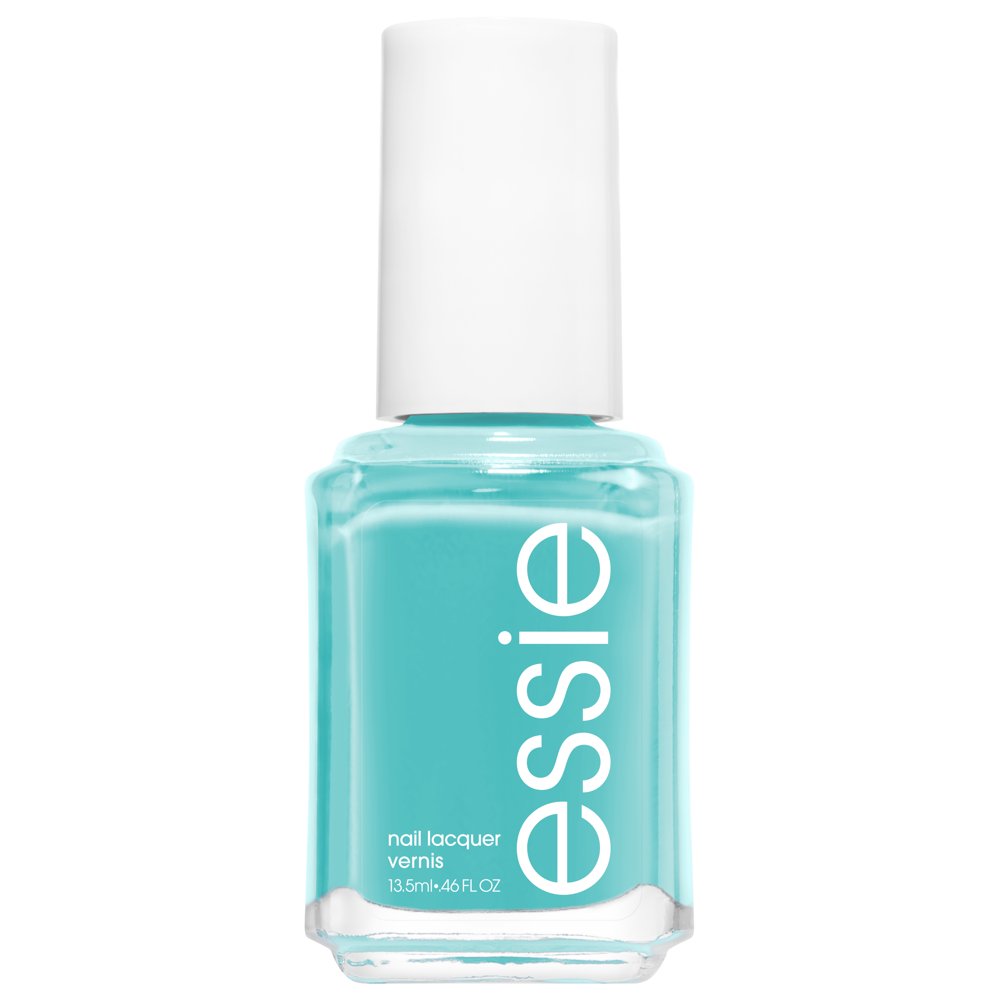 essie nail polish, in the cabana, aqua blue nail polish, 0.46 fl. oz