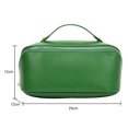 thumbnail image 3 of Bolso De Cosméticos Bolsa de cosméticos Bolsas de lavado de gran capacidad de cuero de PU a prueba de agua para acampar (verde) Ehuebsd Para Estrenar, 3 of 9