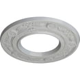 thumbnail image 3 of Ekena Millwork 8"OD x 3 7/8"ID x 1/2"P Daniela Ceiling Medallion (Fits Canopies up to 3 7/8"), Hand-Painted Frost, 3 of 6