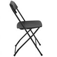 thumbnail image 3 of (50 PACK) 650 Lbs Weight Capacity Commercial Quality Black Stackable Plastic Folding Chair - Heavy Duty Plastic Folding Chairs, 3 of 8