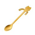 thumbnail image 2 of Queroig Cat Spoon Coffee Teaspoon Stainless Steel Hanging Cup Tea Spoon for Drink Mixing Cute Cat Shape Milkshake Jam Spoon Coffee Lover Gift, 2 of 7