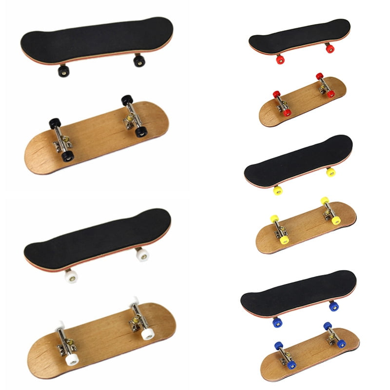 Professional Mini Skateboards Bearing Wheels Skid Pad Maple Alloy Fingerboard To 