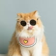 thumbnail image 3 of Fashion Dog, Cats, Pet Glasses, Creative Trend, Photo, Round Frame, Small Sunglasses, Toy Doll, Retro Sunglasses, Usupdd 2025 Fashion Dog, Cats, Pet Glasses,, 3 of 4