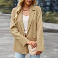 thumbnail image 3 of Chaqueta de negocios, chaqueta de traje de manga larga con cuello vuelto para mujer, chaqueta de traje con cuello vuelto, máxima confiabilidad, 3 of 5