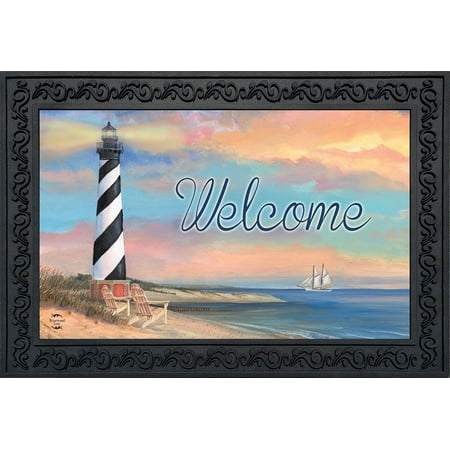 30 Lighthouse - Coastal Lighthouse Summer Doormat Welcome Pier Indoor Outdoor 18