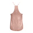 thumbnail image 5 of Afdoent Womens Tops 2025 New V Neck Splice Sequined Strapless Vest Top For Women 2025 Trendy Outfits, 5 of 6